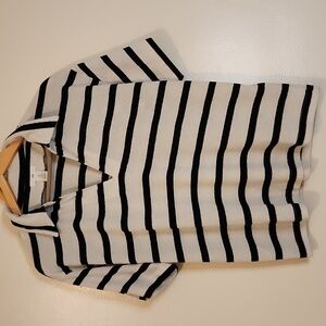 H&M Black and White Knit Top